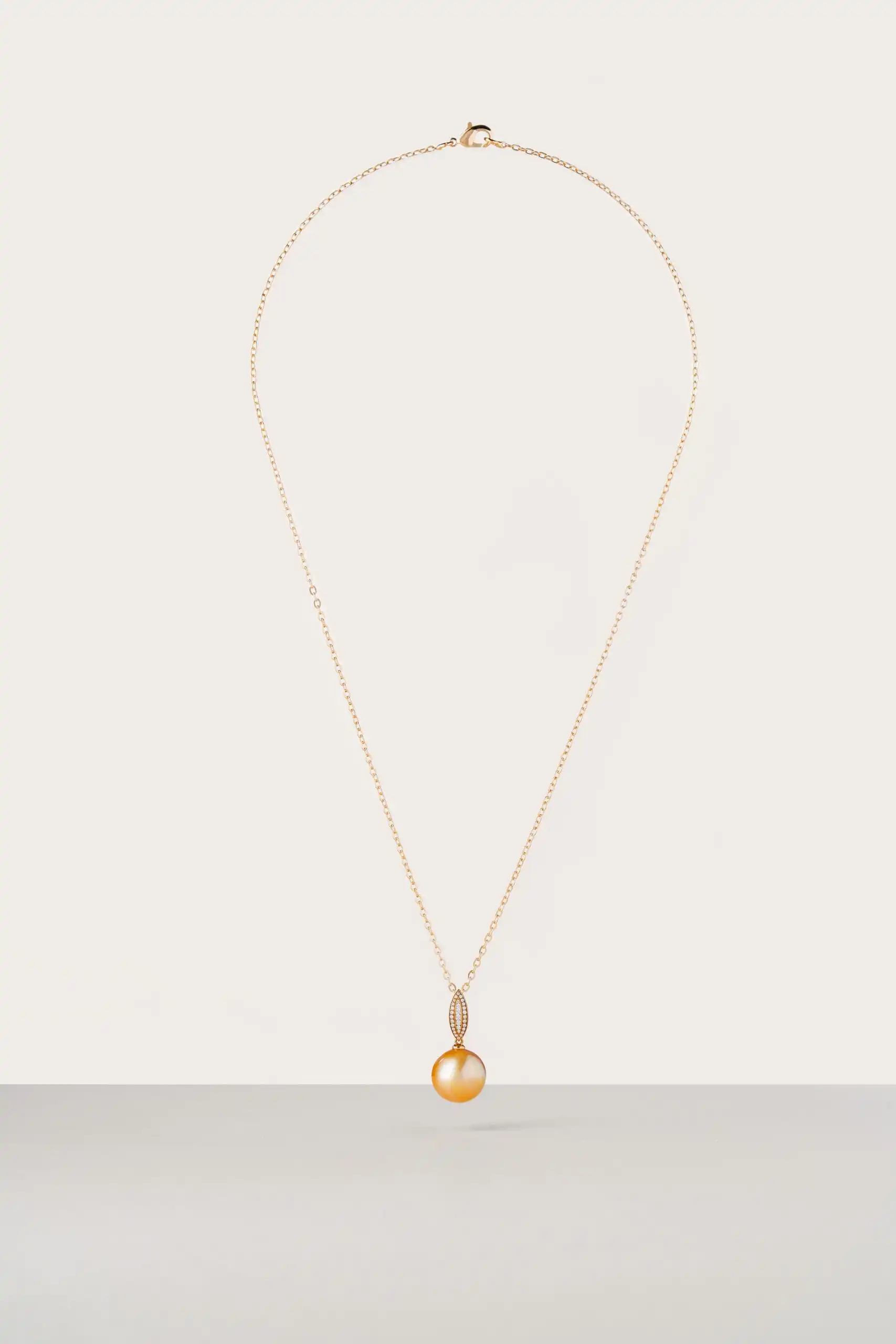 Leaf Pendant Pearl - Mermaid Jewelry