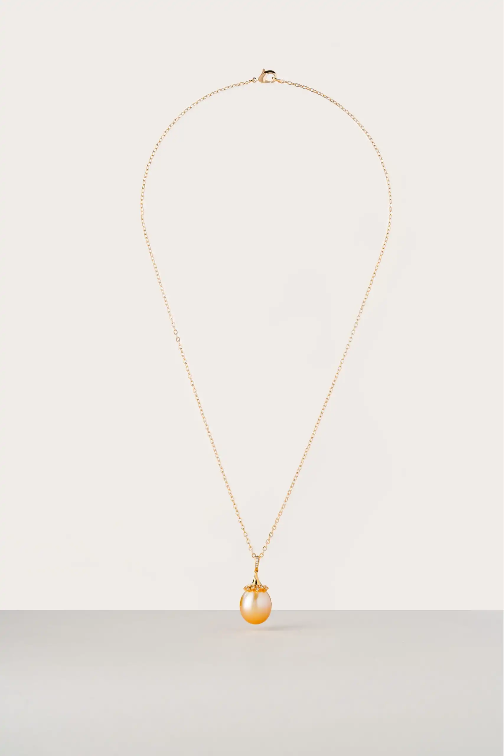 Stalk Pendant Pearls - Mermaid Jewelry