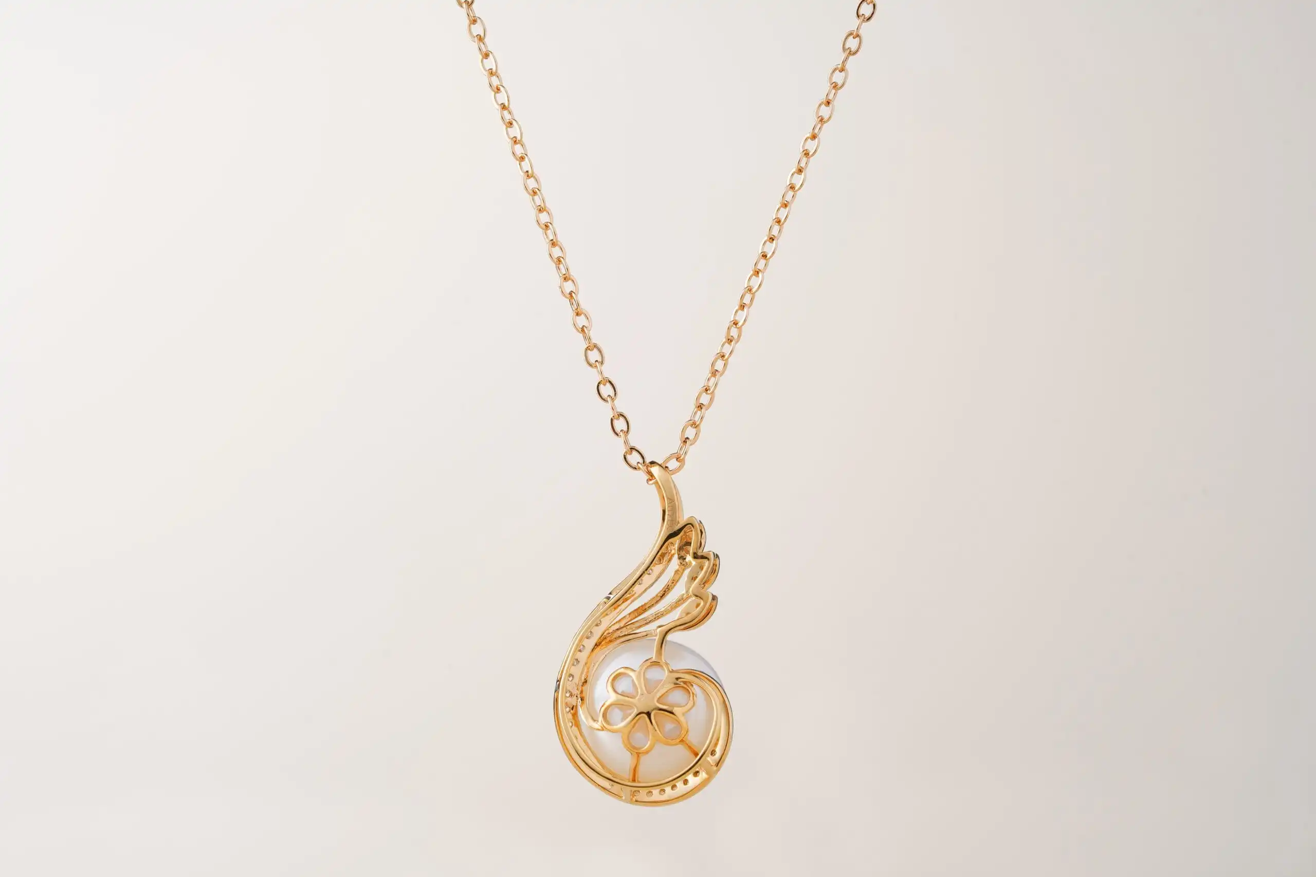 Guitar Pendant Pearl - Mermaid Jewelry
