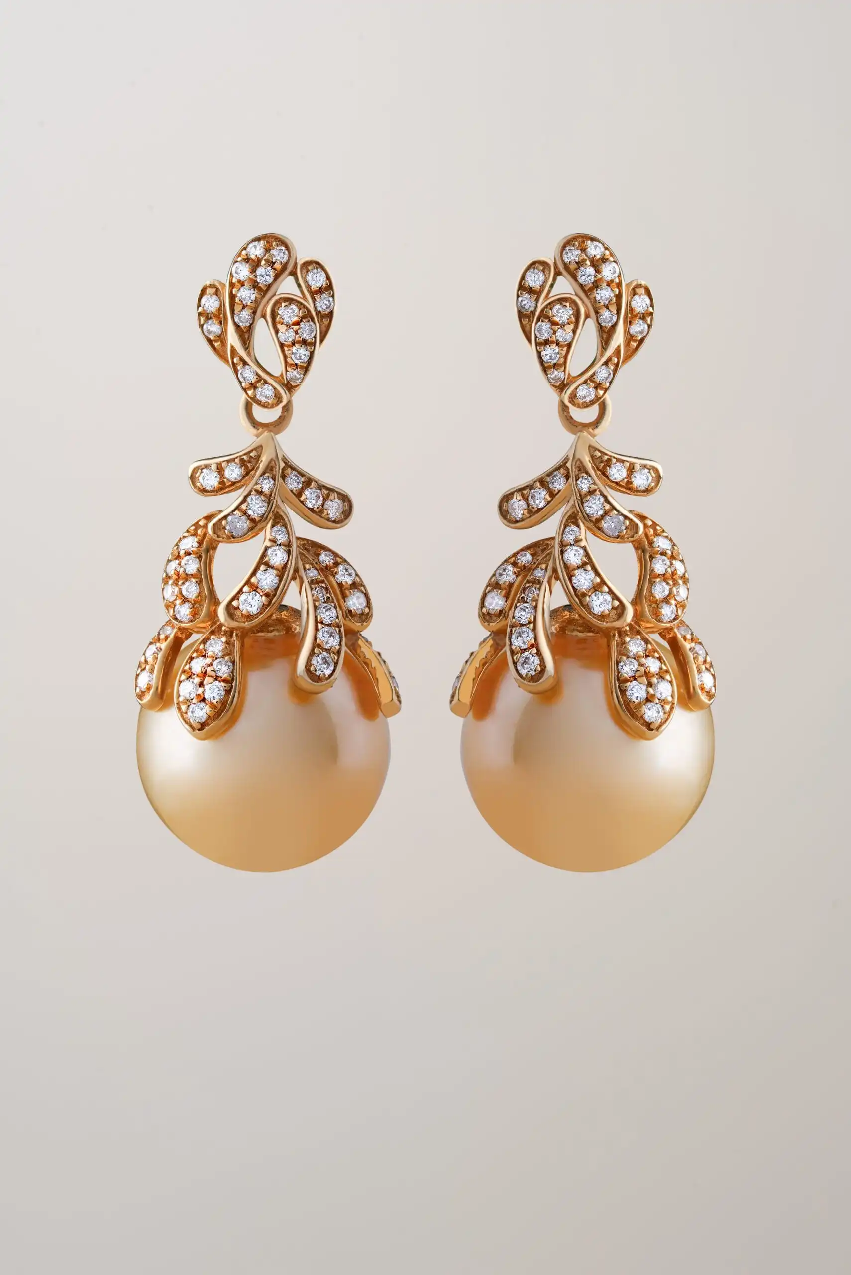 Root Earring Pearls - Mermaid Jewelry